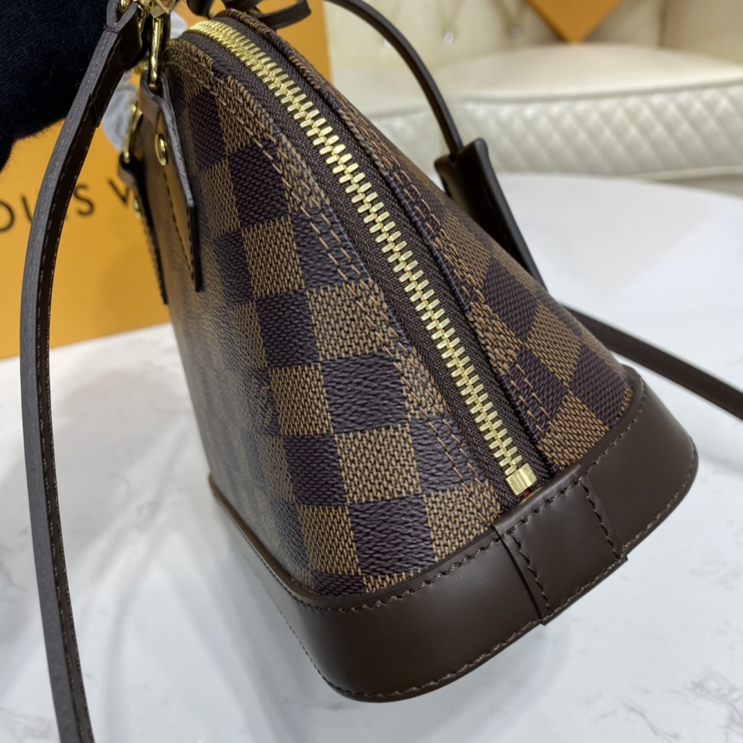 Louis Vuitton ALMA BB Damier Ebene Handbag N41211